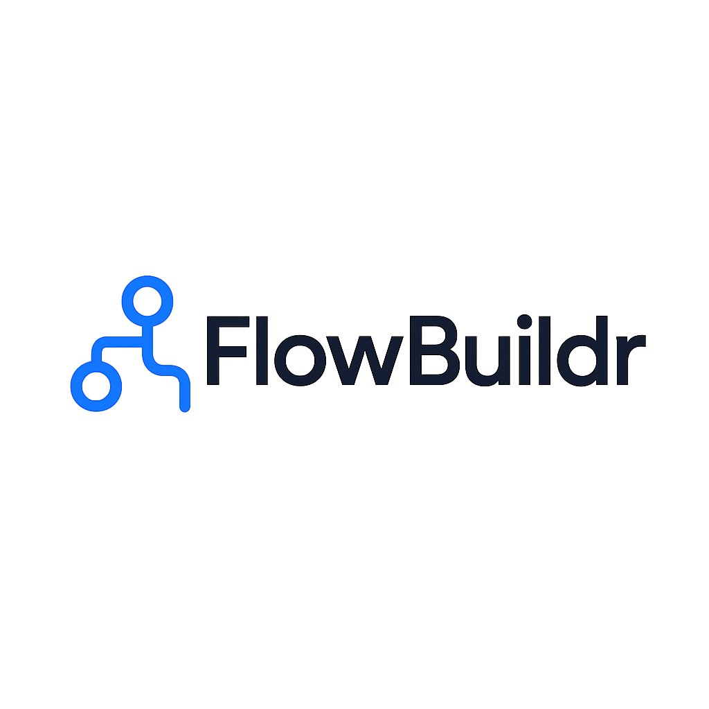 Logo FlowBuildr gemaakt door Add Valore